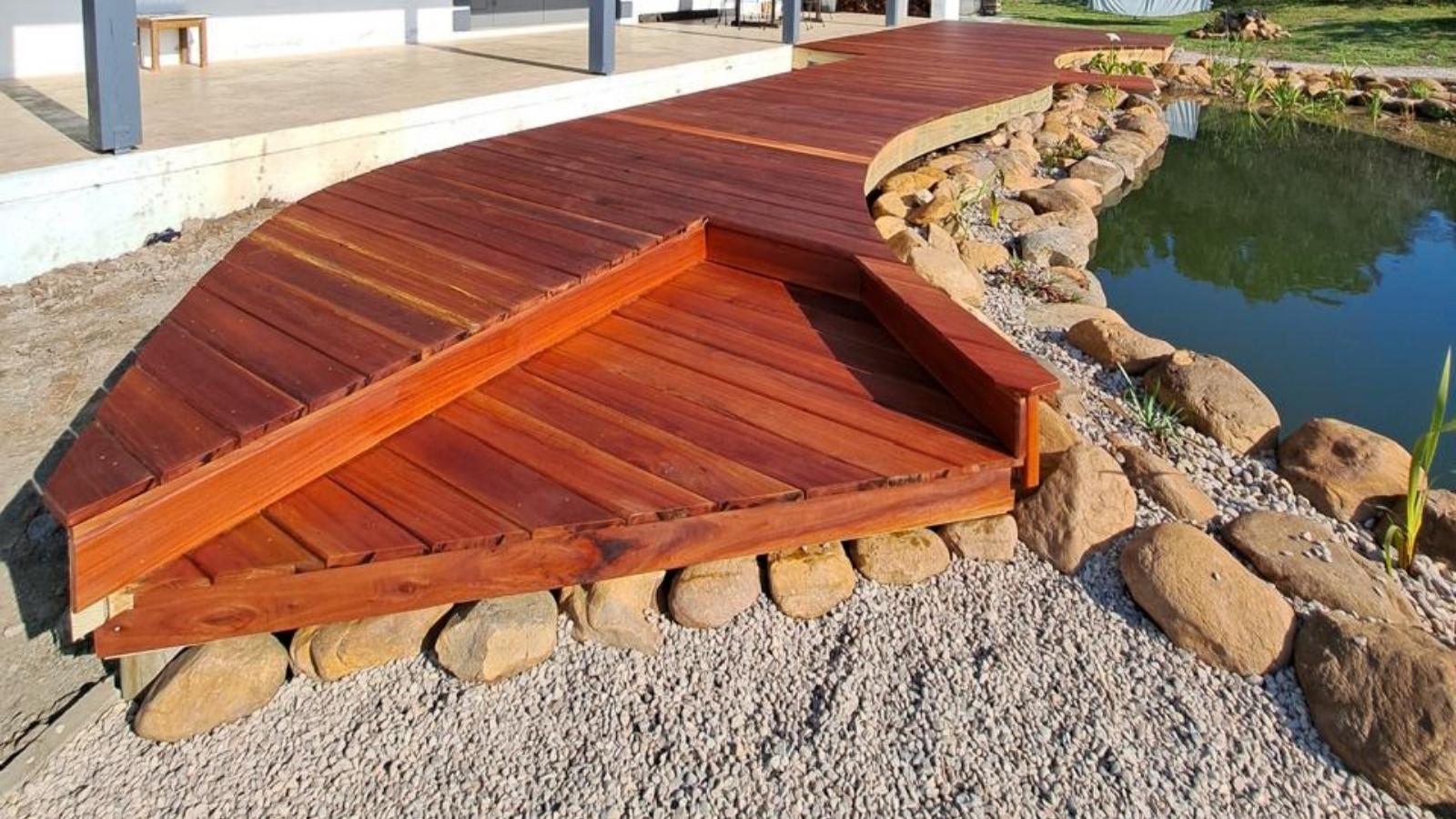 Home eco pool deck hoekwil rounded pool deck