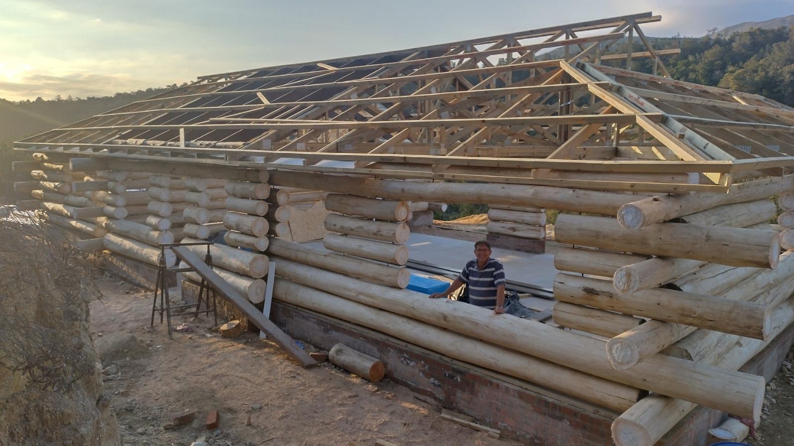 Home log home builder garden route