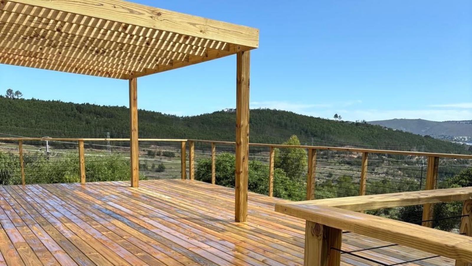 Home natural design garden route lookout deck builder